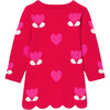 Baby Girl knitted Dress, Red - Dresses - 2