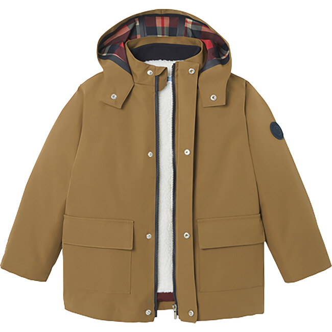 Boy 3-in-1 Parka, Clay - Jackets - 3