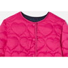 Girl Lightweight Padded Jacket, Navy/Pink - Jackets - 7