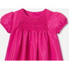 Baby Girl taffeta Dress, Rose Bengale - Dresses - 5