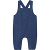 Baby Girl Overalls, Dark Denim - Rompers - 1 - thumbnail