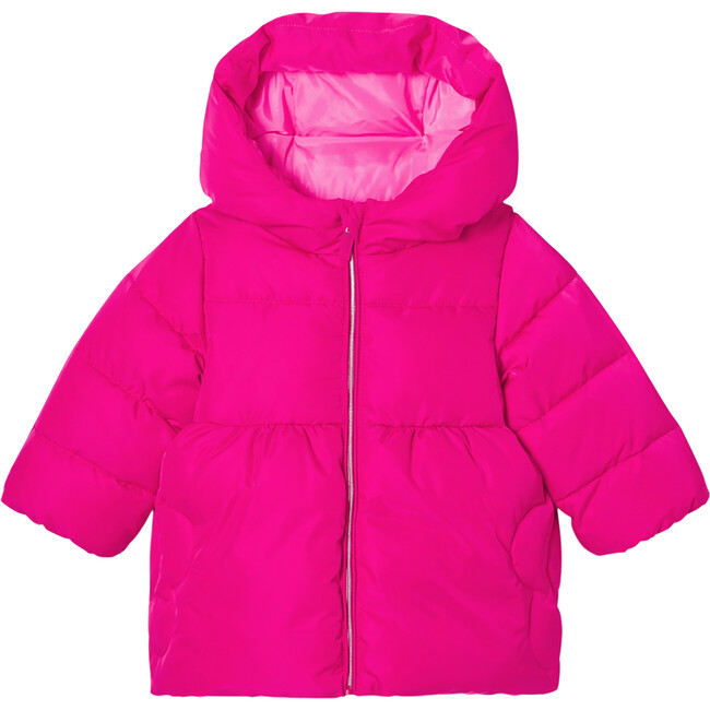 Image of Baby Girl Padded Jacket, Grenadine Pink