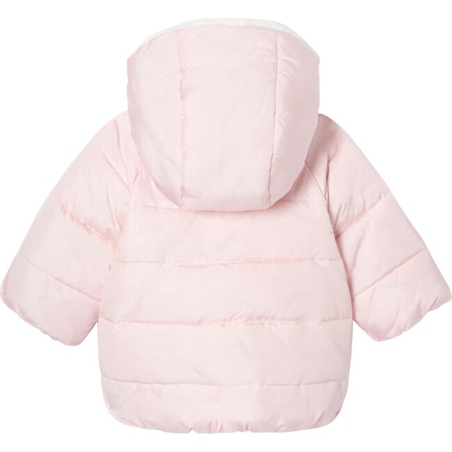 Baby Girl Padded Jacket, Powder Pink - Jackets - 2