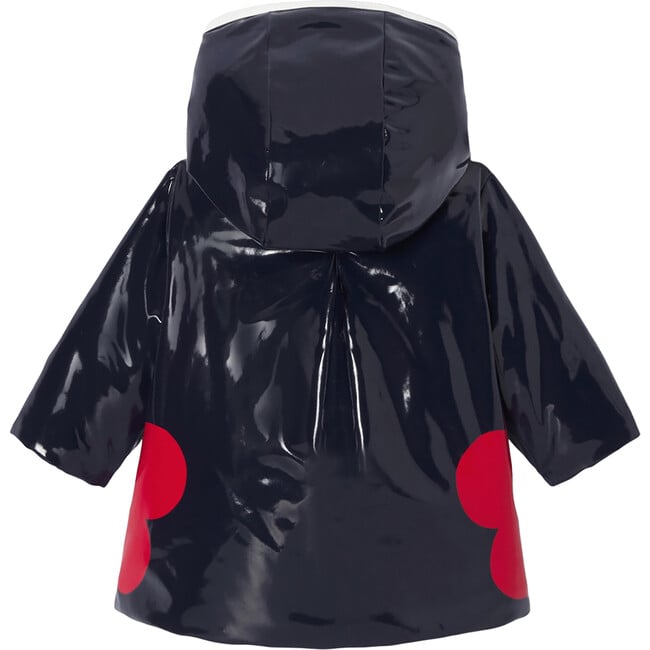 Baby Girl Raincoat, Navy - Coats - 2