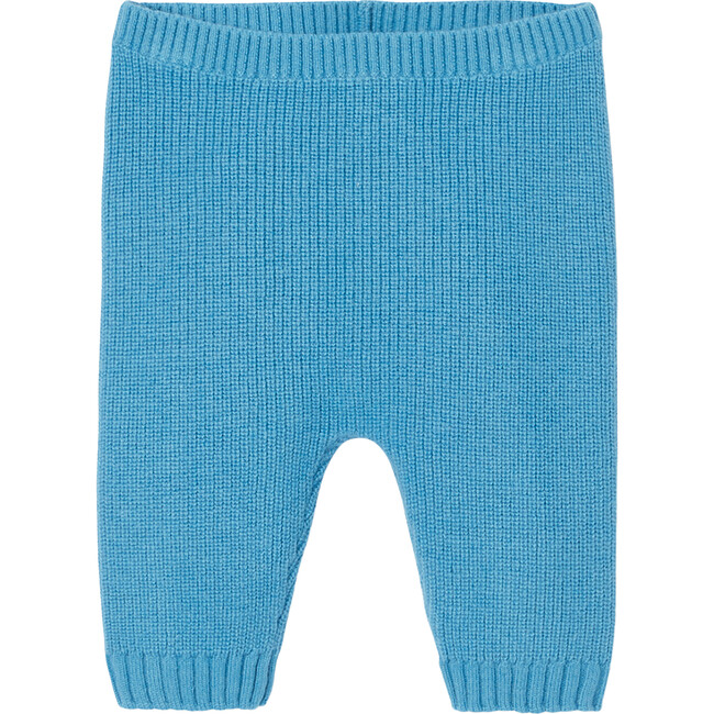 Baby Boy Knitted Set, Prussian Blue - Mixed Apparel Set - 3