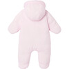 Baby Girl Snowsuit, Powder Pink - Snowsuits - 3