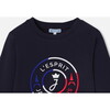 Boy Sweatshirt, Navy - Sweatshirts - 3