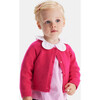 Baby Girl Striped Blouse, White/Pink - Blouses - 4