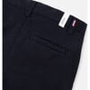 Boy Slack Pants, Navy - Pants - 5