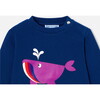 Baby Boy Fleece Sweatshirt, Dark Blue - Sweatshirts - 7