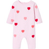 Baby Girl Jumpsuit, Pink/Multicolour - Rompers - 1 - thumbnail