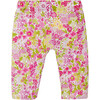 Baby Girl Comfort Trousers in Liberty Fabric, Pink/Multicolour - Pants - 1 - thumbnail