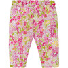 Baby Girl Comfort Trousers in Liberty Fabric, Pink/Multicolour - Pants - 2