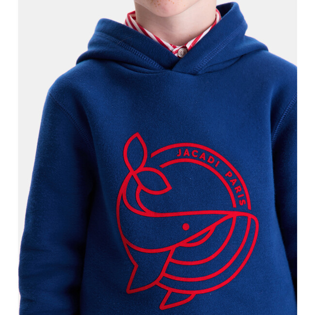 Boy Hoodie, Dark Blue - Sweatshirts - 7