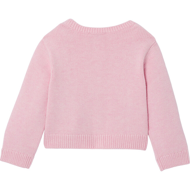 Baby Girl Cardigan, Heather Pink - Cardigans - 2