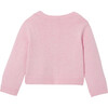 Baby Girl Cardigan, Heather Pink - Cardigans - 2