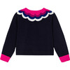 Baby Girl Cardigan, Navy/Multicolour - Cardigans - 3