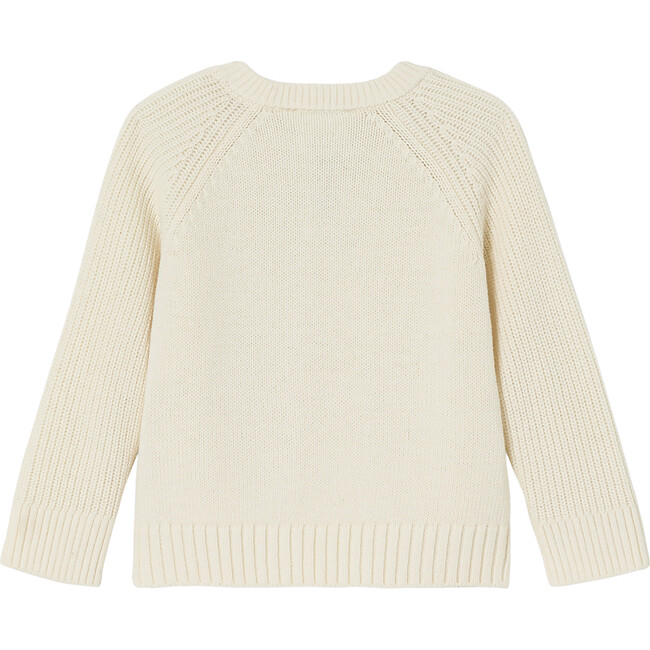 Baby Boy Sweater, Soft white - Sweaters - 2