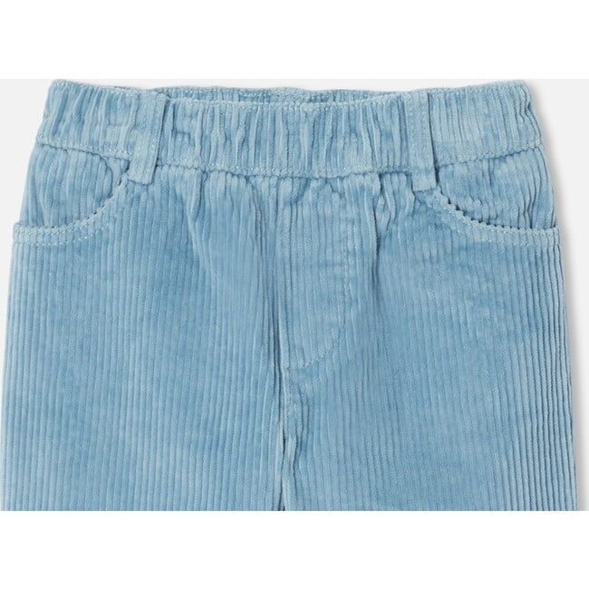 Baby Boy Corduroy Pants, Aqua - Pants - 3