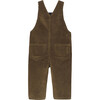 Baby Boy Corduroy Overalls, Bronze - Rompers - 2