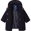 Baby Girl Coat, Navy - Coats - 3