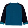 Baby Boy Colorblock Cardigan, Navy - Cardigans - 2