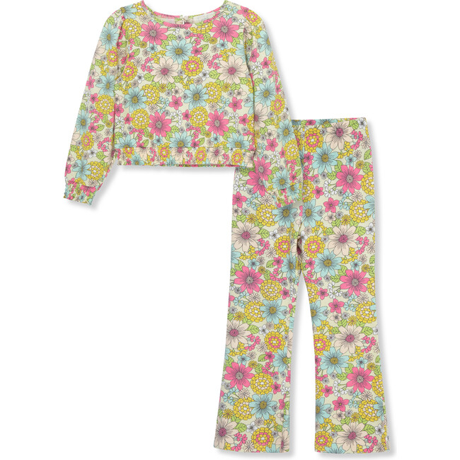 Retro Floral Set, Multi - Mixed Apparel Set - 1