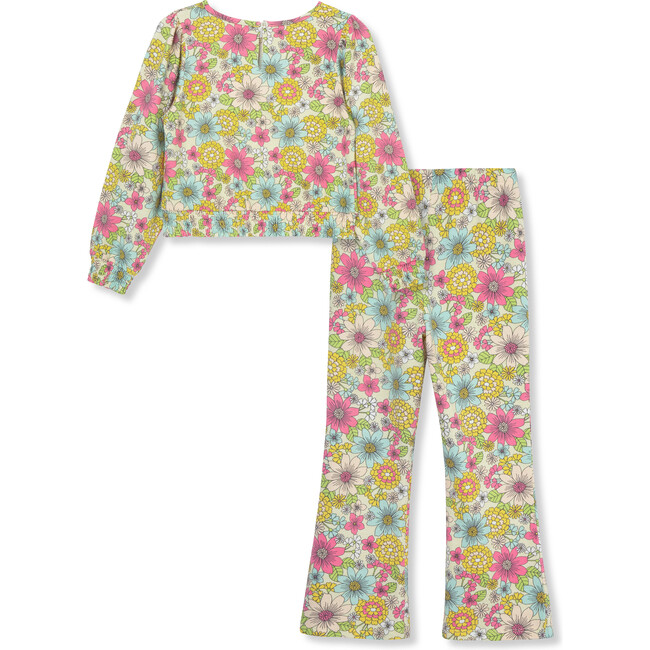 Retro Floral Set, Multi - Mixed Apparel Set - 2