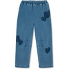 Hearts Knit Denim Pant, Indigo - Pants - 1 - thumbnail