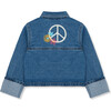 Embroidered Denim Jacket, Indigo - Jackets - 2