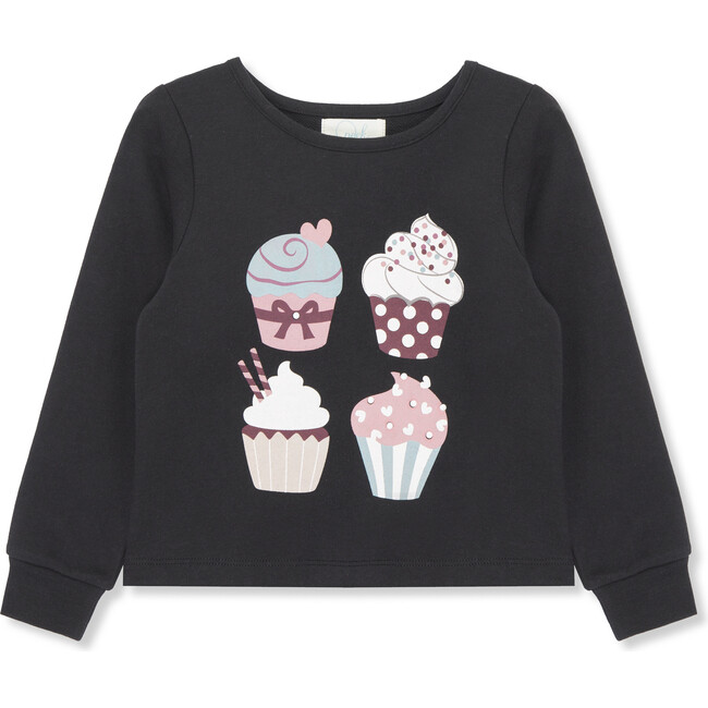 Cupcakes Sweatshirt, Black