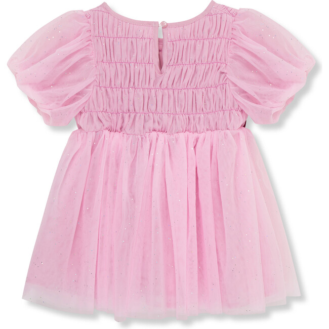 Baby Sparkle Mesh Dress, Pink - Dresses - 2