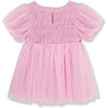 Baby Sparkle Mesh Dress, Pink - Dresses - 2