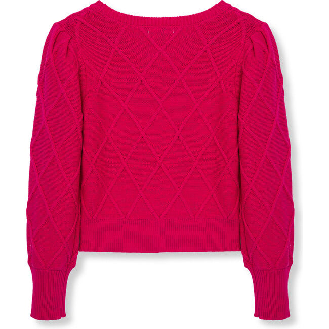 Rainbow Sequins Sweater, Pink - Sweaters - 2