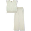 Sequin Pant Set, Off-White - Mixed Apparel Set - 1 - thumbnail