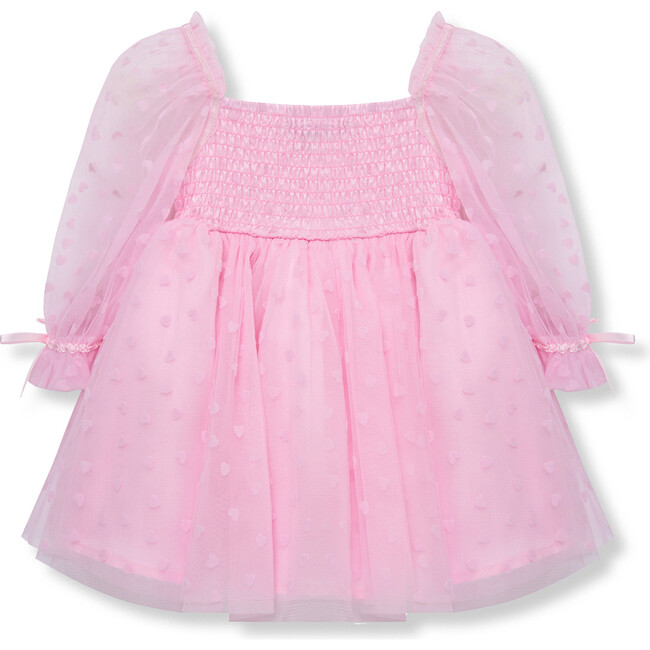 Baby Hearts Ballerina Dress, Pink - Dresses - 2