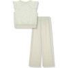 Sequin Pant Set, Off-White - Mixed Apparel Set - 2