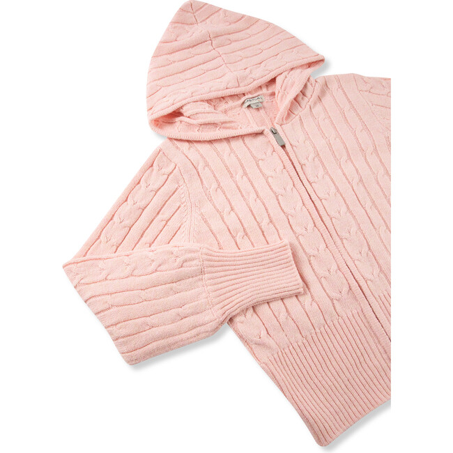 Cable Sweater Hoodie Set, Pink - Mixed Apparel Set - 3