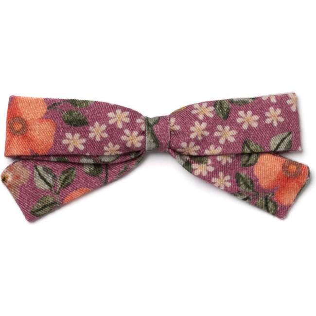 Small Spring-Style Alligator Clip Bow, Biddy Floral