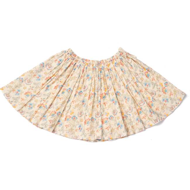 Bow Waist Short Twirly Skirt, Spring Ditsy Print