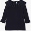 Baby Dress Long Sleeve, Navy - Dresses - 1 - thumbnail