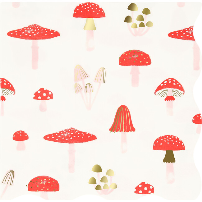 Merry Mushrooms Large Napkins