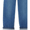 Boys Relaxed Straight Denim Pants, Blue - Pants - 4