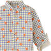 Boys Fox Grid Print Shirt, Multi - Button Downs - 3