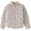 Boys Fox Grid Print Shirt, Multi - Button Downs - 5