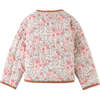 Baby Girls Reversible Floral Print Jacket, Pink - Jackets - 3