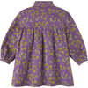 Baby Girls Floral Print Dress With Smockings, Purple - Dresses - 2