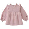 Baby Girls Blouse With Ruffles & Embroidery Details, Purple - Blouses - 2