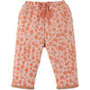 Baby Girls Animal Skin Print On Wadded Pants, Multi - Pants - 1 - thumbnail