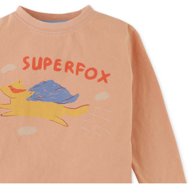 Baby Boys Super Fox Print Tshirt, Pink - T-Shirts - 3